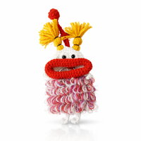 Loop Stitch cherry red braid