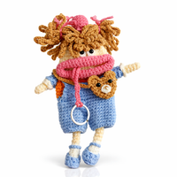 Blue overalls(17cm)