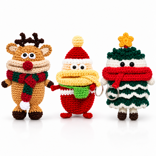 [advanced] Christmas Car key case pattern