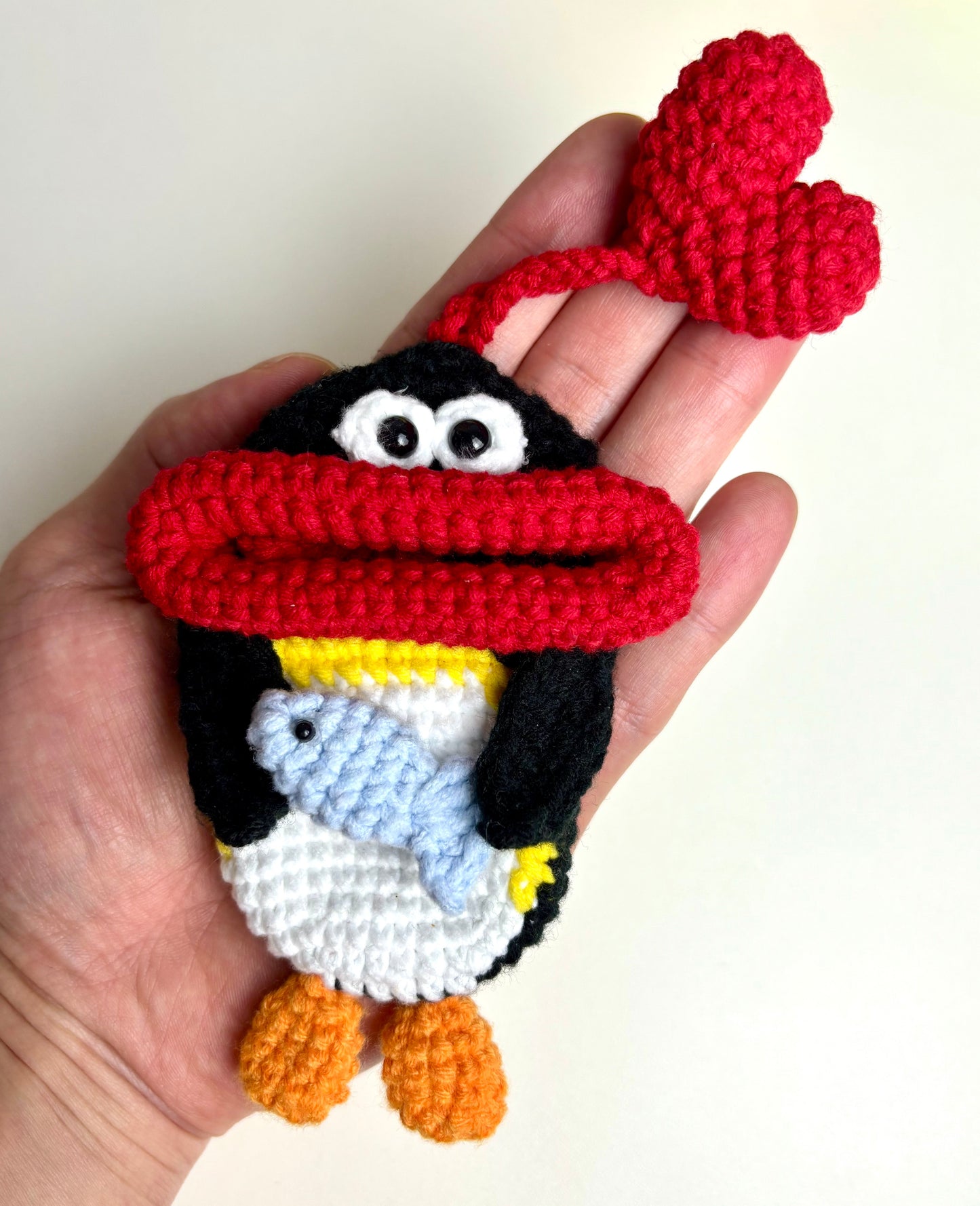 [advanced] Penguin Sausage mouth key case Pattern