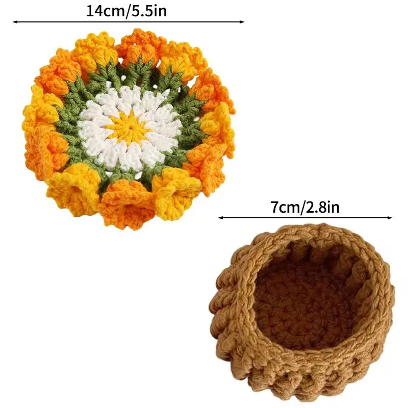 Flower Bouquet Coaster + Flower pot Set