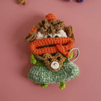 Green floral skirt(10cm )