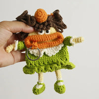 Green suspender skirt(17cm)