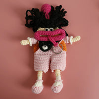 Pink overalls(17cm)