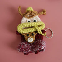 Wine red flower skirt(10cm )