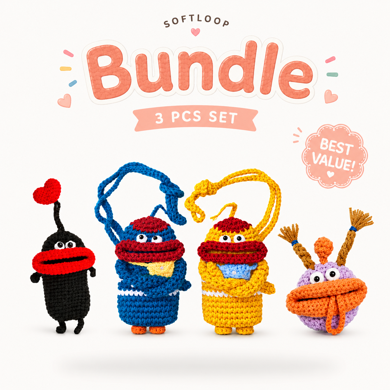 [Bundle] 3 in 1 Sausage Mouth Collection